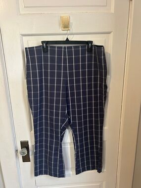 a new day Navy Windowpane Dress Pants